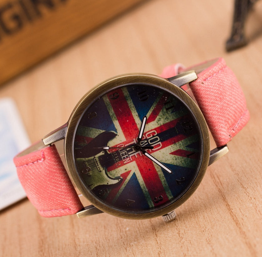 UK Flag Wrist Watch