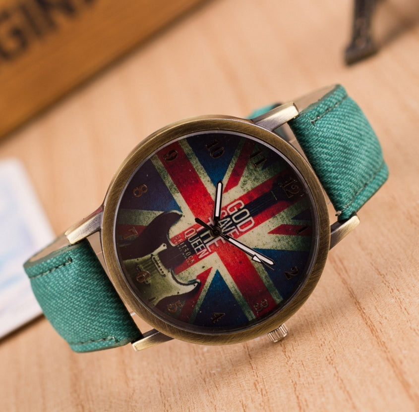 UK Flag Wrist Watch