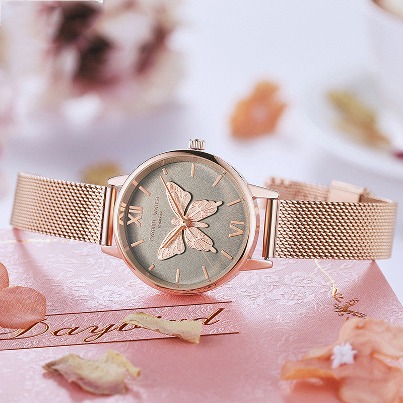 Net Celebrity Watch Female Bee Little Butterfly Wrist Garden