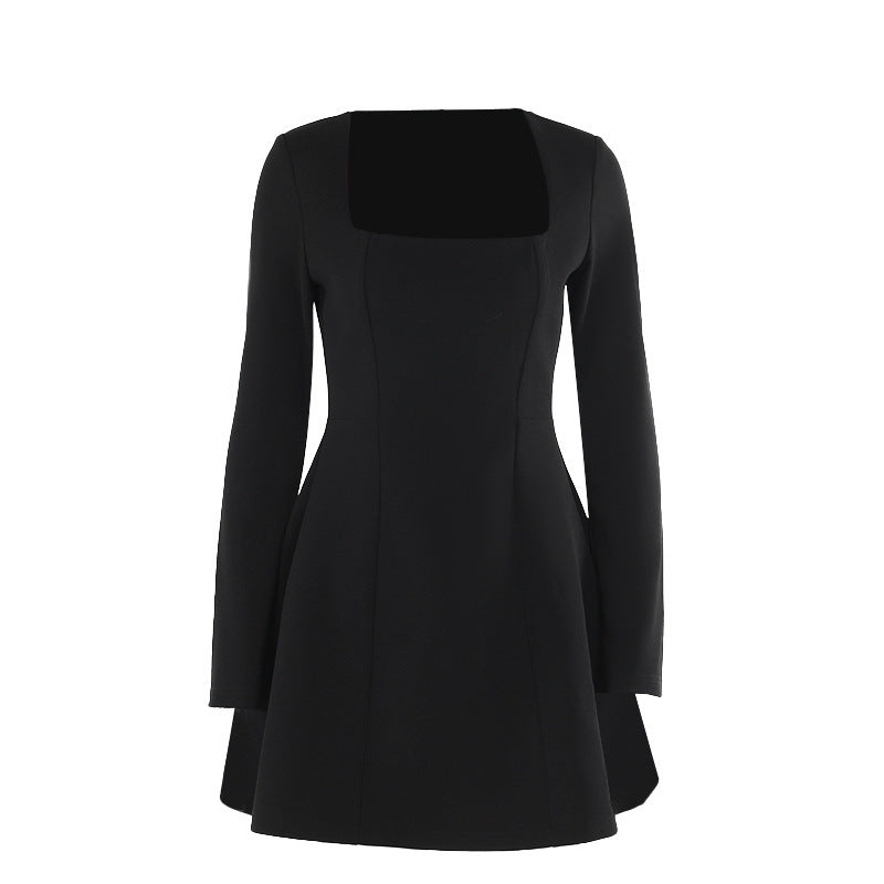 Slim Fit Square Collar Dress