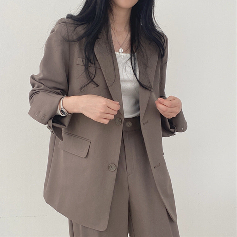 Women's Fashion L Korean Style Leisure Suit Trousers Suit