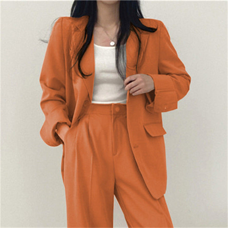 Women's Fashion L Korean Style Leisure Suit Trousers Suit