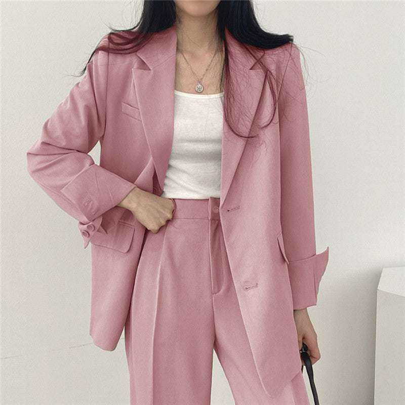 Women's Fashion L Korean Style Leisure Suit Trousers Suit