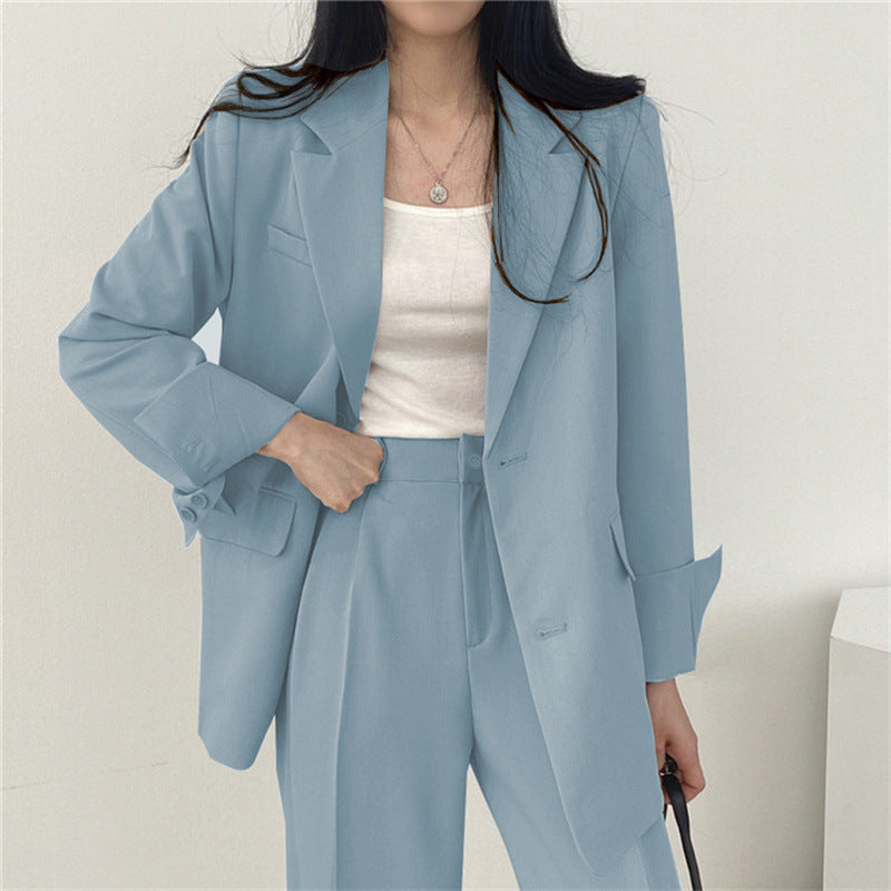 Women's Fashion L Korean Style Leisure Suit Trousers Suit