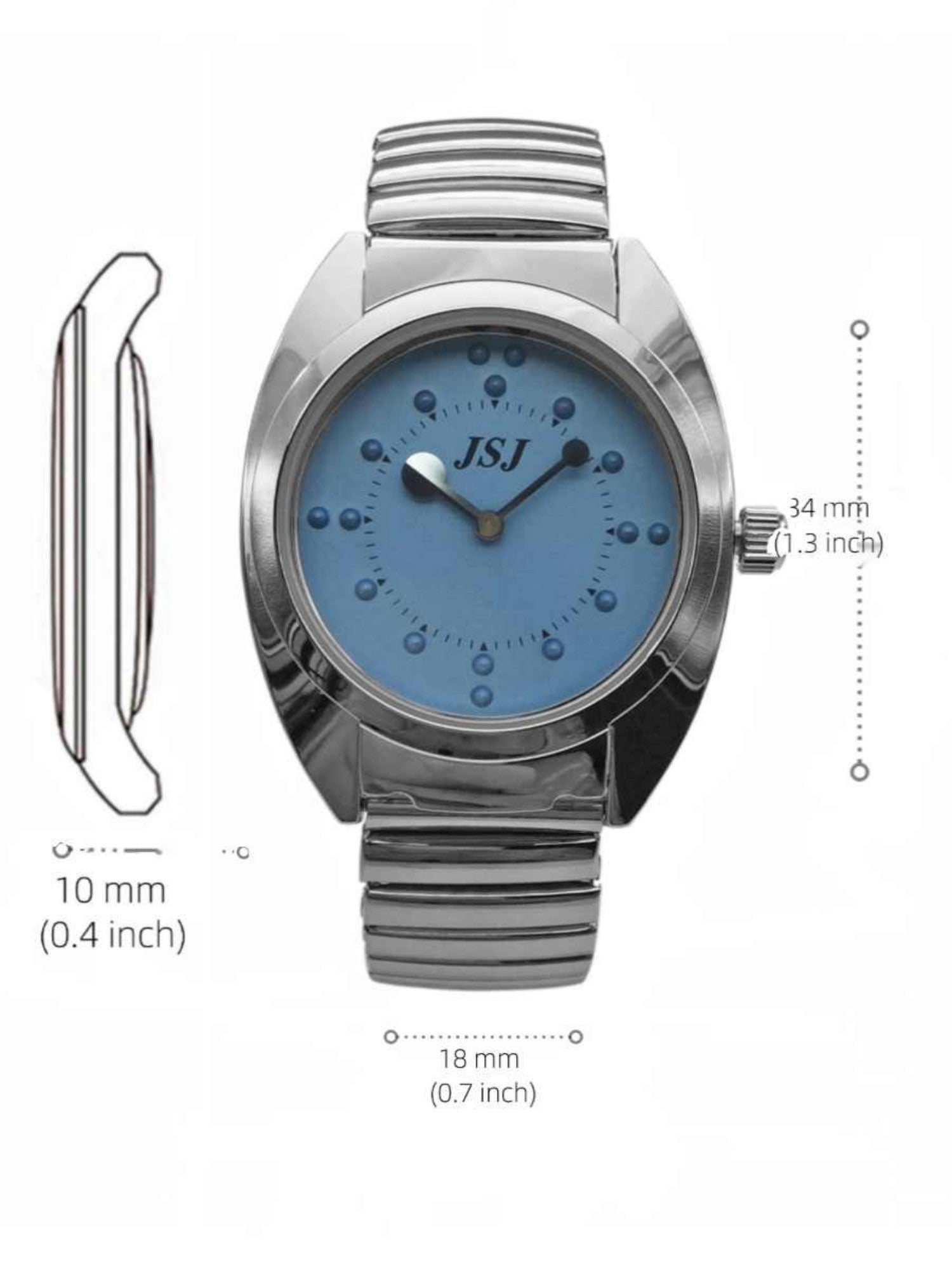 Elegant Touch Flip Watch